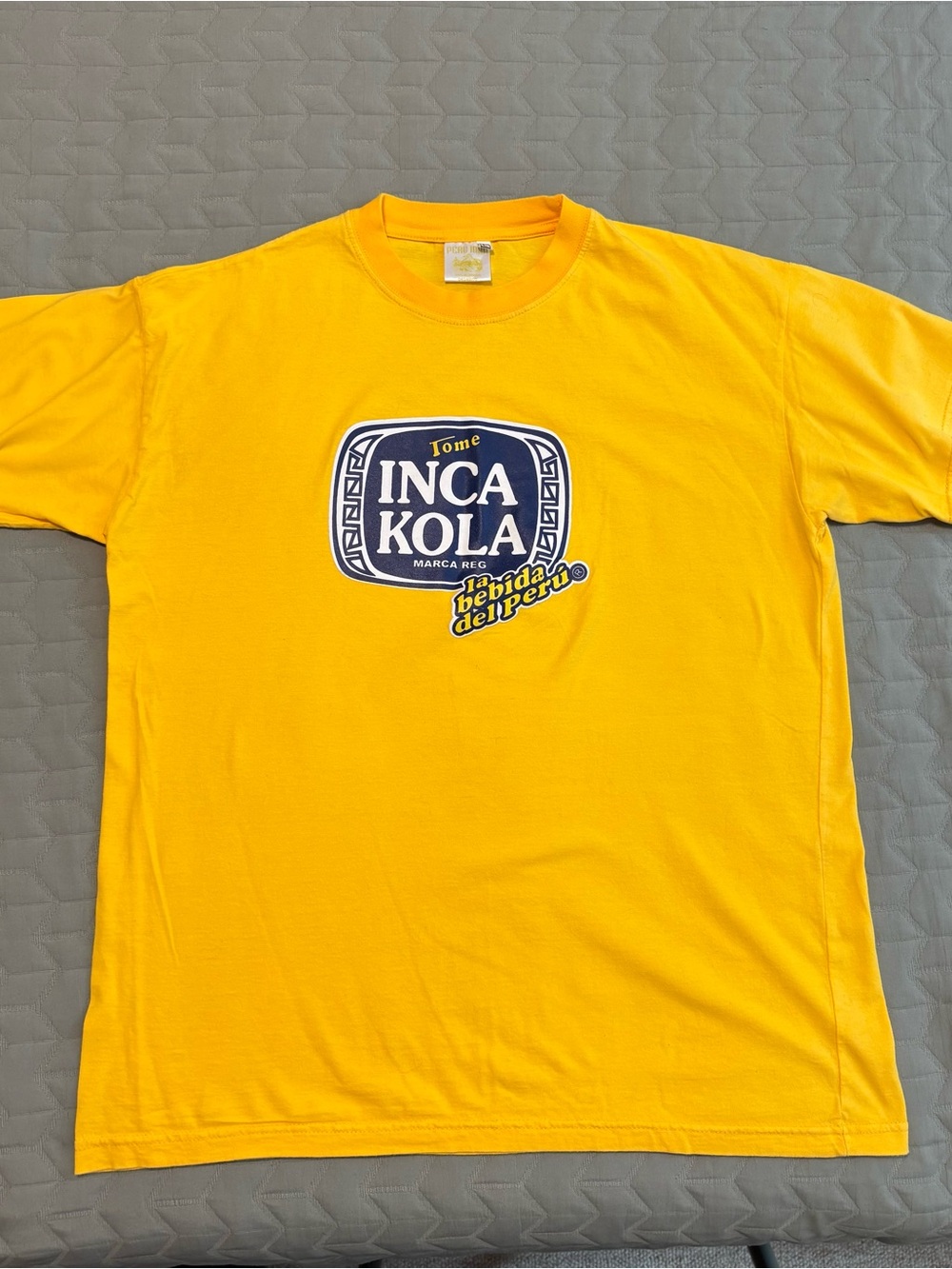 Inca Kola Peru Yellow T-Shirt in EUC